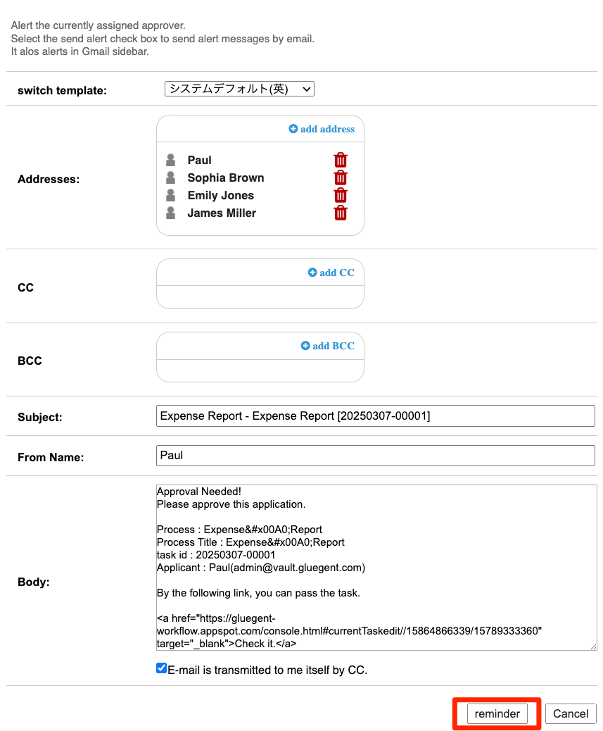 Alert assigned approver-EN
