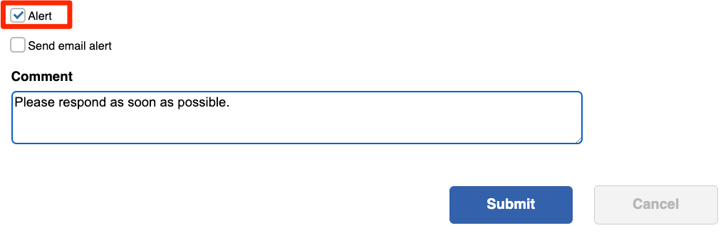 Set the task as urgent-EN