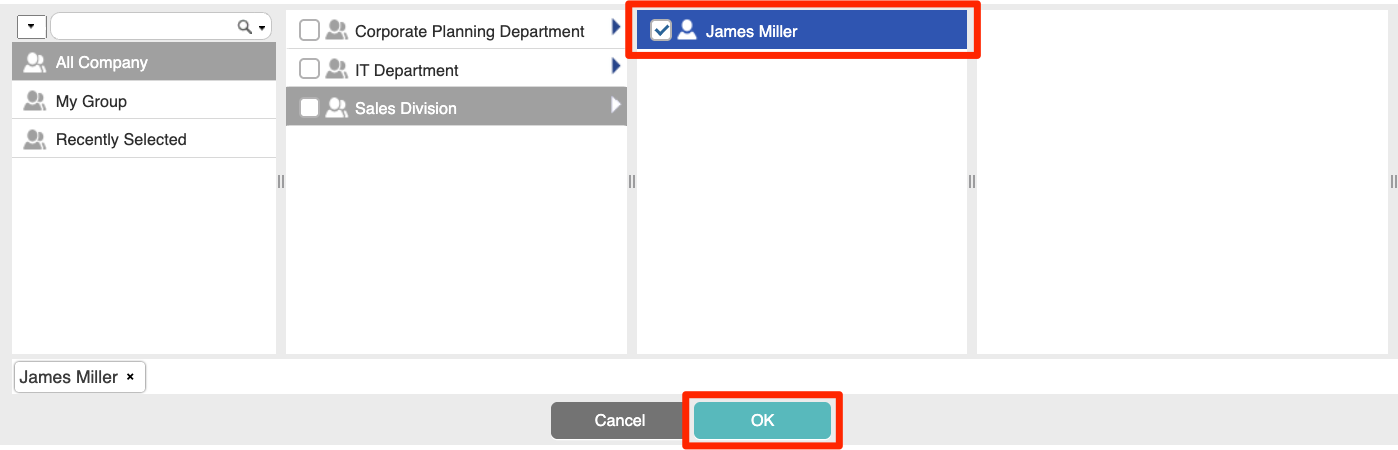 Select the intended creator delegation-EN
