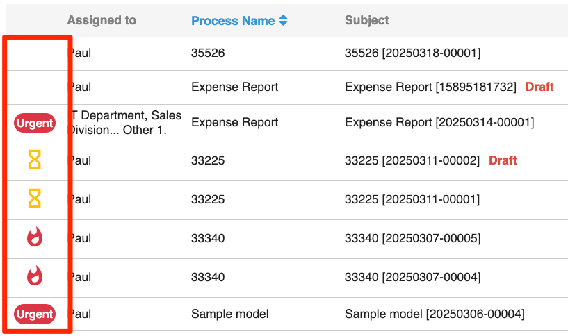 Task status is displayed to the left of each task-EN