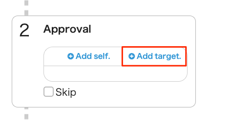 Create a new task tap Add target-EN