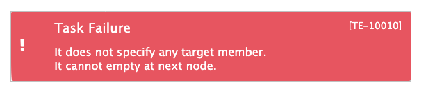 ALERT does not specify any target member-EN