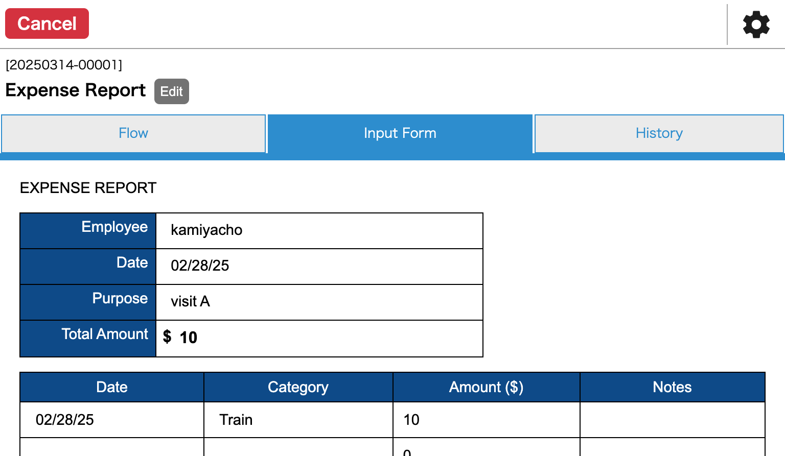 Process the task as the assignee Flow start and task displayed-EN
